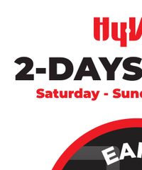 Hy-vee Ad 2 DAYS ONLY! May 16 - 17, 2026