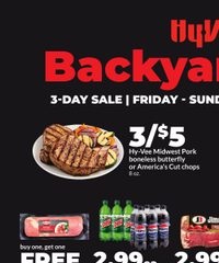 Hy-vee Ad 3-Day Backyard BBQ Sale June 27 - 29, 2025