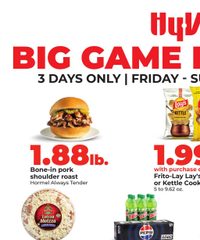 Hy-vee Ad Big Game Bargains February 6 - 8, 2026