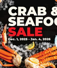 Hy-vee Ad Crab & Seafood Sale December 1, 2025 - January 4, 2026