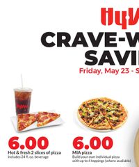 Hy-vee Ad Crave-worthy savings! May 23 - June 1, 2025