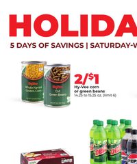 Hy-vee Ad Holiday Sale December 20 - 24, 2025