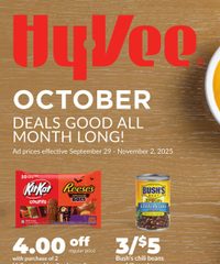 Hy-vee Ad Hy-Vee Monthly September 29 - November 2, 2025
