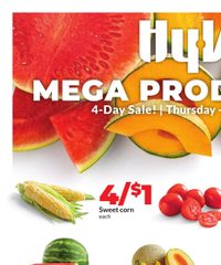 Hy-vee Ad MEGA Produce Sale June 19 - 22, 2025