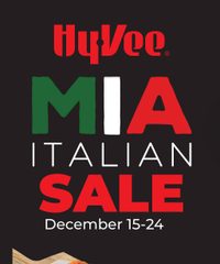 Hy-vee Ad Mia Italian Sale December 15 - 24, 2025