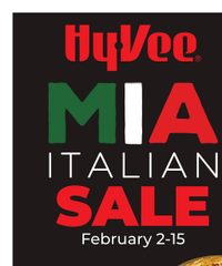 Hy-vee Ad Mia Italian Sale February 2 - 15, 2026