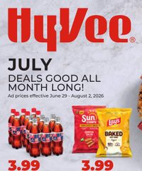 Hy-vee Ad Monthly June 29 - August 2, 2026