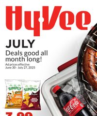Hy-vee Ad Monthly June 30 - July 27, 2025