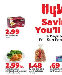 Hy-vee Ad Savings you'll love February 13 - 15, 2026