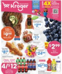Kroger Weekly Ad May 8 14, 2024 page 1 thumbnail