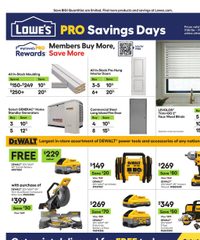 Lowe's Pro Ad July 20 - 31, 2026