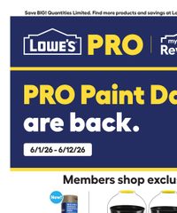 Lowe's Pro Ad June 1 - 12, 2026