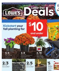 Lowe's Weekly Ad August 21 - September 3, 2025