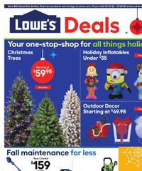 Lowe's Weekly Ad October 16 - 29, 2025