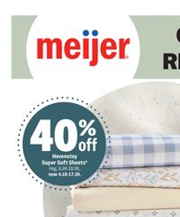 Meijer Weekly Ad college vibes. real low prices. August 12 - 18, 2026