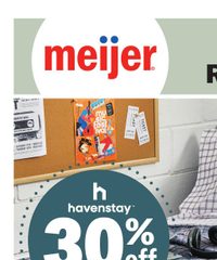 Meijer Weekly Ad college vibes. real low prices. August 5 - 11, 2026