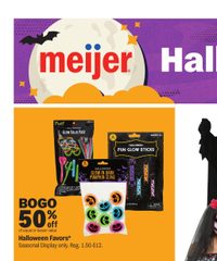 Meijer Weekly Ad Halloween treats October 22 - 28, 2025