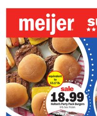 Meijer Weekly Ad summer kickoff May 18 - 31, 2025