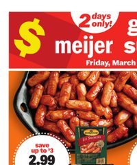 Meijer Weekly Ad Super Sale March 21 - 22, 2025
