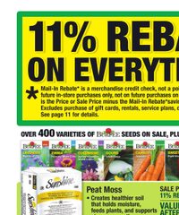 Menards Ad 11% Rebate* Sale February 25 - March 8, 2026