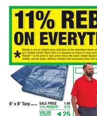 Menards Ad 11% Rebate* Sale June 10 - 21, 2026