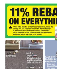 Menards Ad 11% Rebate* Sale June 11 - 22, 2025