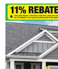 Menards Ad 11% Rebate* Sale June 4 - 15, 2025