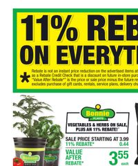 Menards Ad 11% Rebate* Sale May 27 - June 7, 2026