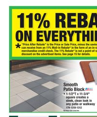 Menards Ad 11% Rebate* Sale September 10 - 21, 2025