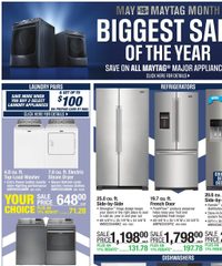 Menards Ad Appliance Event April 30 - May 11, 2025