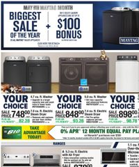 Menards Ad Appliance Event May 13 - 25, 2026