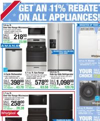 Menards Ad Appliance Event May 21 - June 1, 2025