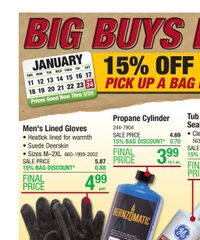 Menards Ad Big Buys, Big Savings Sale January 11 - 24, 2026