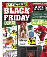 Menards Ad Black Friday Sale November 28 - 30, 2025