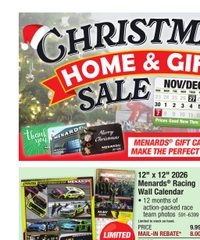 Menards Ad Christmas Home & Gift Sale November 29 - December 7, 2025