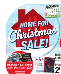 Menards Ad Home for Christmas Sale December 3 - 14, 2025