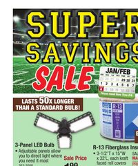 Menards Ad Super Savings Sale January 28 - February 8, 2026