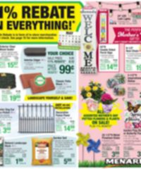 Menards Weekly Ad Mothers Day 2024 page 1 thumbnail