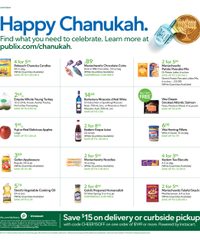 Publix Chanukah Savings December 10 - 16, 2025