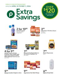 Publix Extra Savings April 18 - May 1, 2026