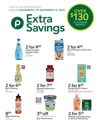Publix Extra Savings November 1 - 14, 2025