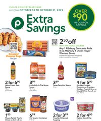 Publix Extra Savings October 18 - 31, 2025