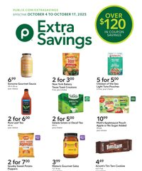Publix Extra Savings October 4 - 17, 2025