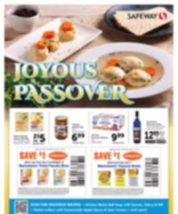 Safeway Passover Ad 2024 page 1 thumbnail