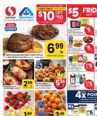 Safeway Weekly Ad August 5 - 11, 2026