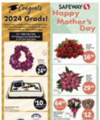 Safeway Weekly Ad Mother's Day May 8 14, 2024 page 1 thumbnail
