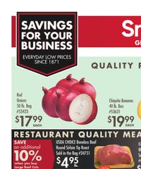 Smart and Final Ad Business - Foodservice August 5 - 18, 2026