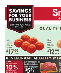 Smart and Final Ad Business - Foodservice October 8 - 21, 2025