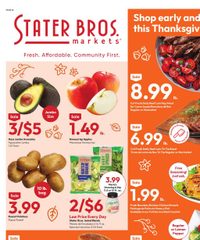 Stater Bros Ad Flyer November 12 - 18, 2025