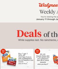 Walgreens Weekly Ad January 11 - 17, 2026